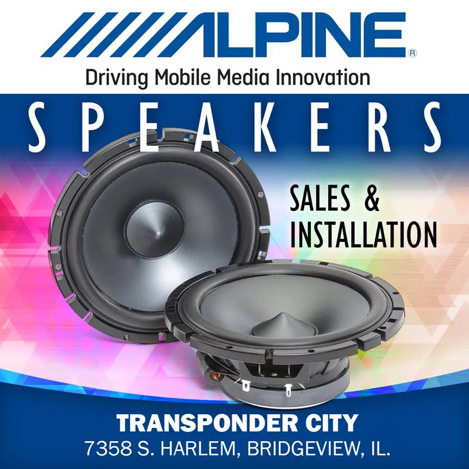 We sell, install and service Alpine car speakers