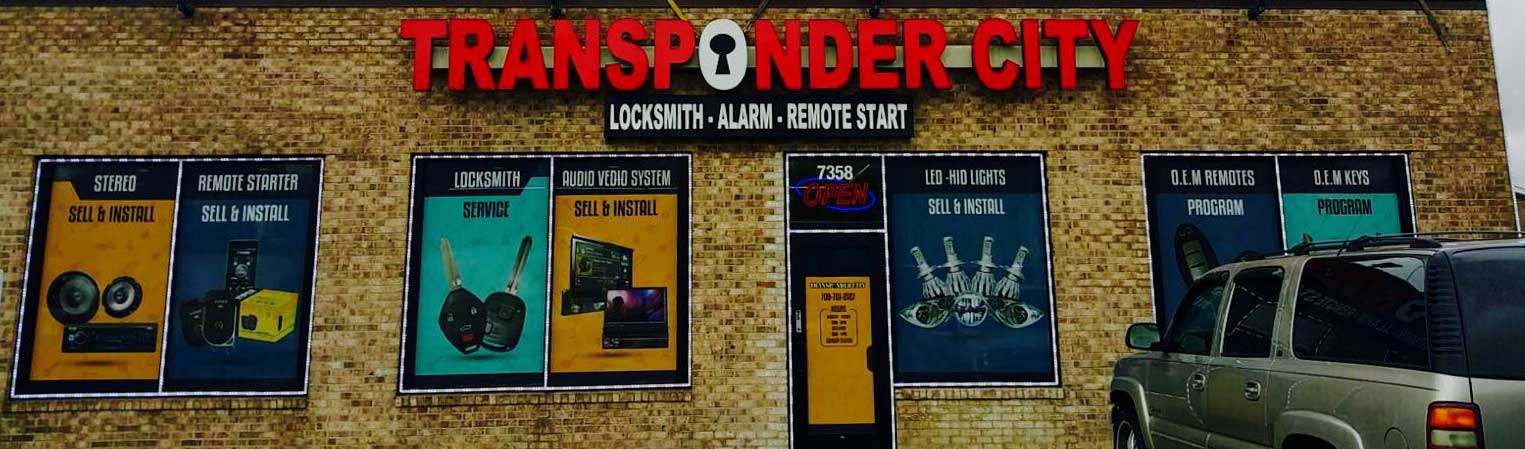Transponder City Locksmits Store front